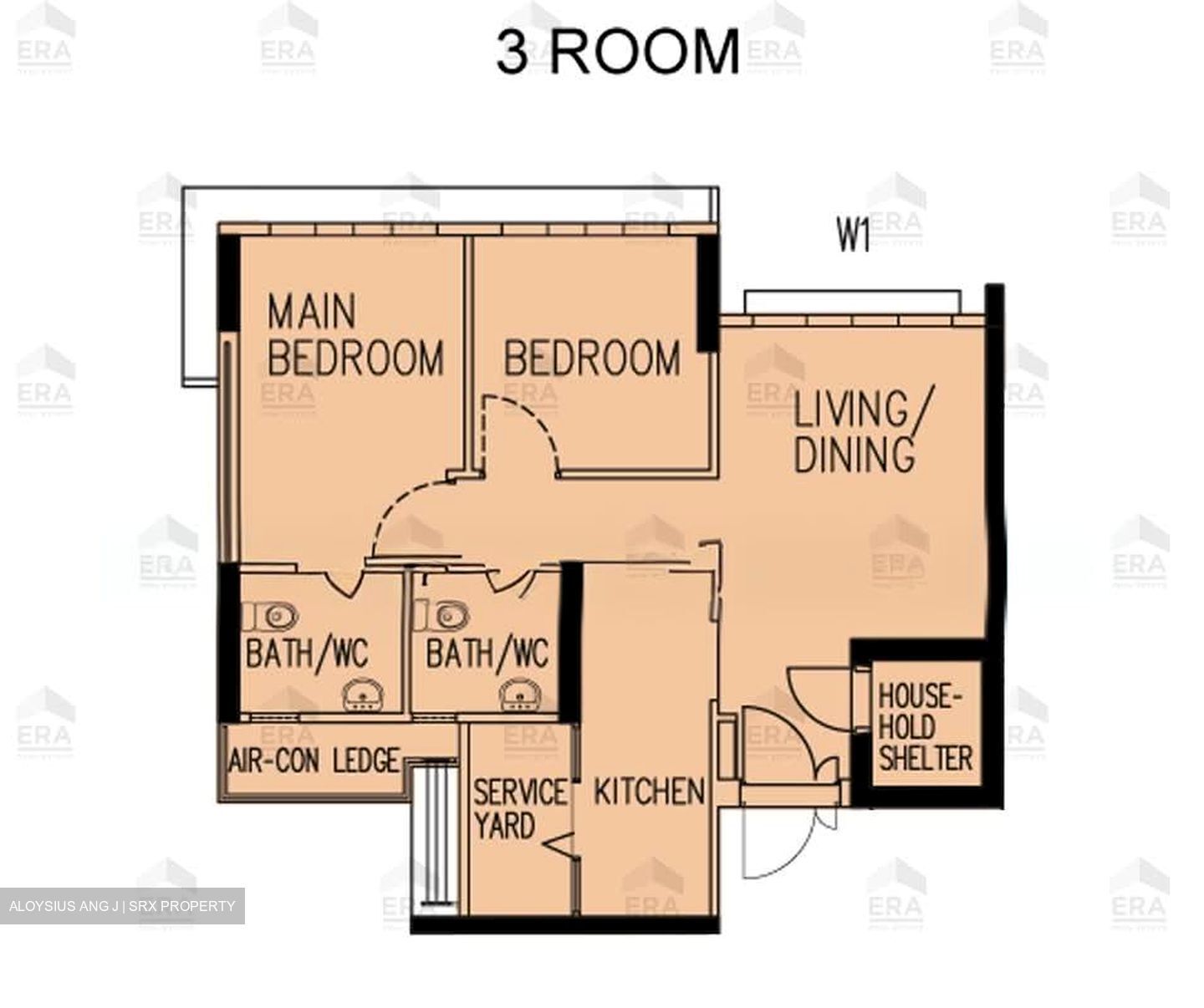 Blk 429B Bedok North Woods (Bedok), HDB 3 Rooms #561659771
